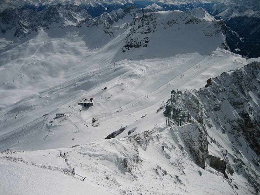 Ski area for winter sports in Bavaria