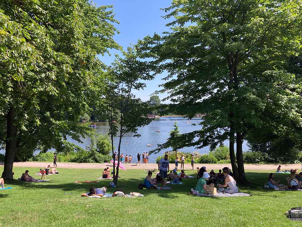 Stadtpark Hamburg Wellness & Picknick