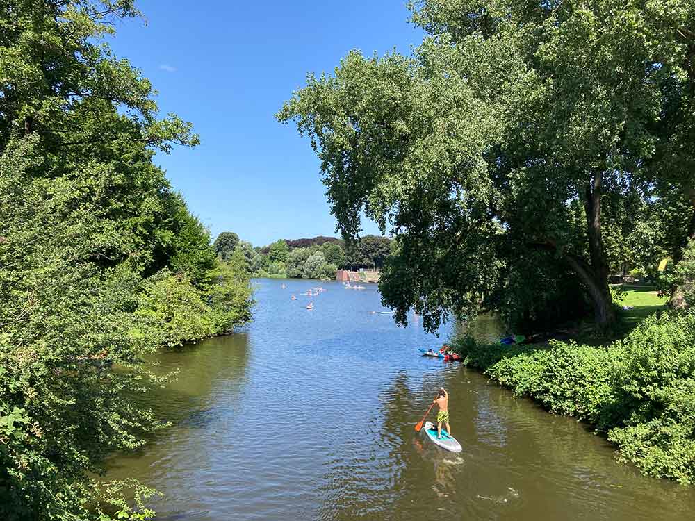Stadtpark Hamburg Wellness & Stand-Up-Paddling