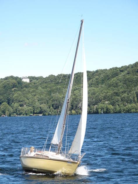 Sailing on Lake Starnberg