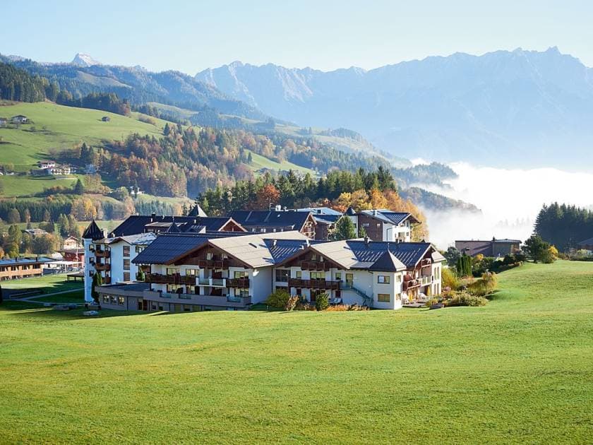 Hotel Krallerhof in Leogang — Refugium am Abend